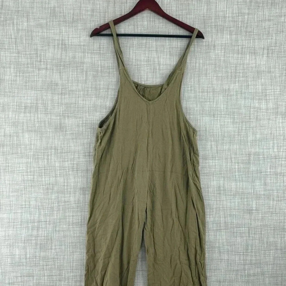 Lulus Overalls Jumper Womens S brown 3764 - Picture 5 of 9